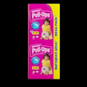 Трусики Huggies - Pull-Ups для девочек - Макси ( 14 - 18 ) кг ( 46 шт )