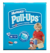 Трусики Huggies - Pull-Ups для мальчиков - М ( 9 - 15 ) кг ( 29 шт ) 