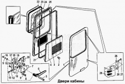 Двери кабины Т-170