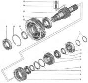 Вал мультипликатора ДЗ-98