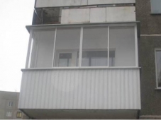 Остекление балконов (алюминиевый профиль)