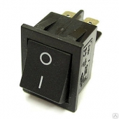 Переключатель 6 pin шир IST-411-2C черный ON-OFF 15А-125V, 20А-250V