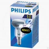 Лампа зеркальная R50 40Вт E14 Philips