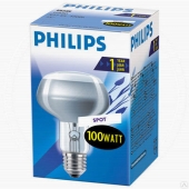 Лампа зеркальная R80 100Вт E27 Philips