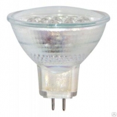 Лампа светодиодная 18LED(2W) G5.3 синяя 220V