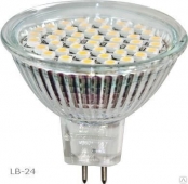 Лампа светодиодная 44LED (3W) 230V G5.3 6400K LB-24