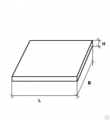 Плиты перекрытия сплошные П - 3Б* 1380x495x70 мм.