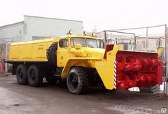 Шнекороторный снегоочиститель ДЭ-226 на шасси Урал 4320