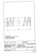 Пружина сжатия КЧП.84.01. Сталь Б-2 ГОСТ 9389-75