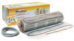 Тёплый пол "Heatline-slim". Одножильный мат 1 м2