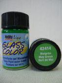 Краска «Glass color» для росписи стекла, майская зелень. Челябинск