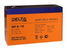 Аккумулятор Delta HR6-12 6V12Ah. Челябинск