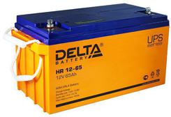 Аккумулятор Delta HR 12-65 65А/ч  (350*167,5*179). Челябинск