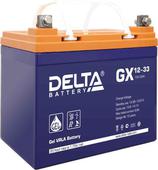 Аккумулятор Delta GX12-33 33А/ч (195*130*180). Челябинск