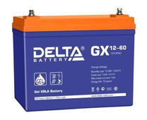 Аккумулятор Delta GX12-60 60А/ч (258*166*235). Челябинск