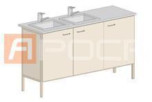 Стол моечный на базе С-6 / 2 мойки. Челябинск