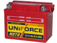 Аккумулятор UniForce moto 12V4 оп (504011-12N4-3B) сух.. Челябинск