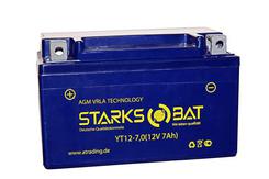 Аккумулятор STARKSBAT YT 12-7.0A YTX7L-BS о/п. Челябинск