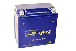 Аккумулятор STARKSBAT YT 12-14 15А/ч(YTX16-BS, YB16B-A) п/п. Челябинск