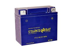 Аккумулятор STARKSBAT YT S 12-18 GEL Technology (YTX20L-BS, YTX20HL-BS, YB16CL-B, YB16L-B, YB18L-A). Челябинск