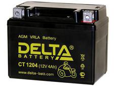 Аккумулятор Delta CT1204 12V 4Ah (YB4L-B, YT4L-BS) оп. Челябинск