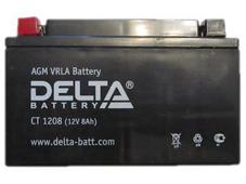 Аккумулятор Delta CT1208 12V 8Ah (YT7B-BS, YT9B-BS) пп. Челябинск