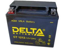 Аккумулятор Delta CT1212 12V 12Ah (YTX14-BS, YTX12-BS) пп. Челябинск