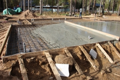 Устройство монолитных фундаментов. Челябинск