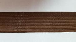 Тесьма вязанная окантовочная 22мм арт.4C-516/22, цв. 1 коричневый (рул100м). Челябинск