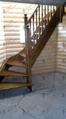 Деревянная лестница с двумя поворотами, (сорт А). Челябинск