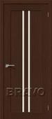 Дверь шпонированная Евро-14 в цвете Ф-25 (Венге). Челябинск