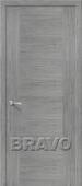 Дверь шпонированная Рондо в цвете Ф-16 (Серый Дуб). Челябинск