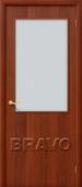 Дверь ламинированная Гост ПО-2 в цвете Л-11 (ИталОрех) остекленная. Челябинск