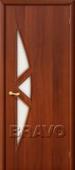 Дверь ламинированная 15С в цвете Л-11 (ИталОрех) остекленная. Челябинск