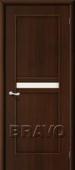 Дверь ламинированная 19С в цвете Л-13 (Венге) остекленная. Челябинск