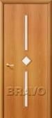 Дверь ламинированная 9С в цвете Л-12 (МиланОрех) остекленная. Челябинск