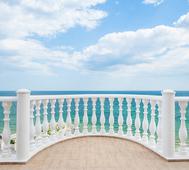 Фотообои DIVINO Decor Балкон с видом на океан D2-040. Челябинск