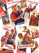 Фотообои DIVINO Decor Советские плакаты D2-107. Челябинск