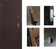 Металлическая входная дверь (коричневая). Челябинск