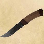 Охотничий нож Н27 из дамаска, орех, текстолит. Челябинск