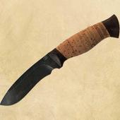 Охотничий нож Н31А из дамаска, наборная береста, текстолит. Челябинск