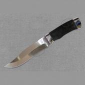 Охотничий нож Н7 из стали ЭИ-107, микропористая резина, дюраль. Челябинск