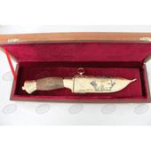 Нож подарочный Н6 ЦМ «Битва с челубеем» НЗЧ. Челябинск