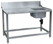 Стол предмоечный СПМП-7-4, душ-стойка, для туннельных посудомоечных машин МПТ