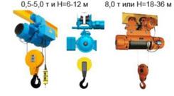 Болгарские взрывозащищенные электротали модели ВT (5 т, 12 м). Челябинск