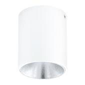 Светодиодный потолочный светильник POLASSO, 1х3,3W (LED), ?100, белый, серебряный. Челябинск