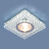 Точечный светодиодный светильник8391 MR16 CL/SL прозрачный/серебро. Челябинск