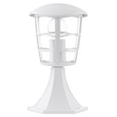 Уличный светильник напольный ALORIA, 1х60W (E27), H300, алюминий, белый/пластик прозрачный. Челябинск