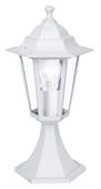 Уличный светильник напольный LATERNA 5, 1х60W (E27), H405, литой алюм., белый/cтекло. Челябинск