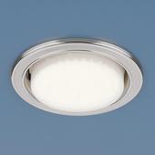 Точечный светильник1036 GX53 WH/SL белый/серебро. Челябинск